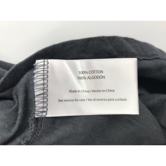 Wildfox Sunny Days Graphic Cotton T-Shirt Gray XL - Picture 6 of 7